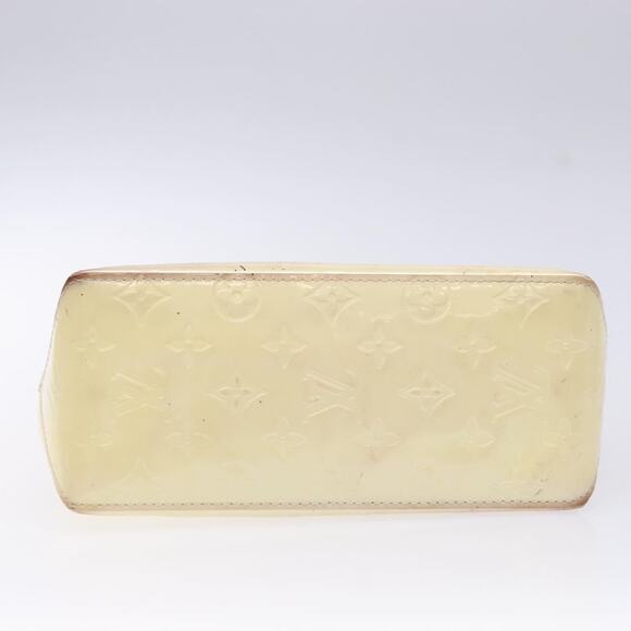 LOUIS VUITTON Monogram Vernis Reade PM Hand Bag Perle M91336 - Picture 9 of 12